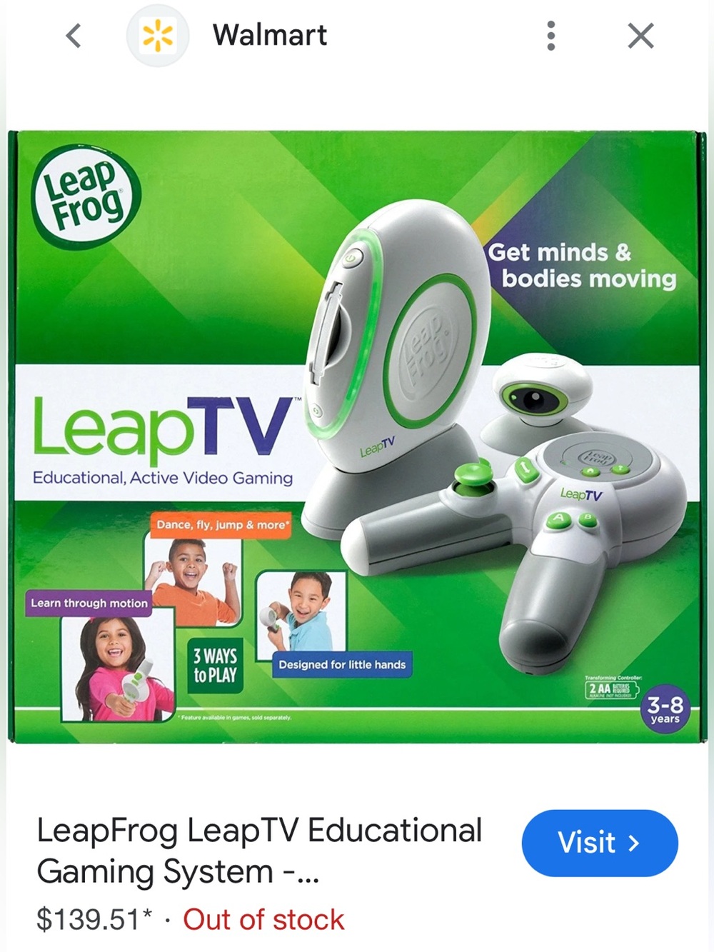 LeapFrog LeapTV Educational Gaming System